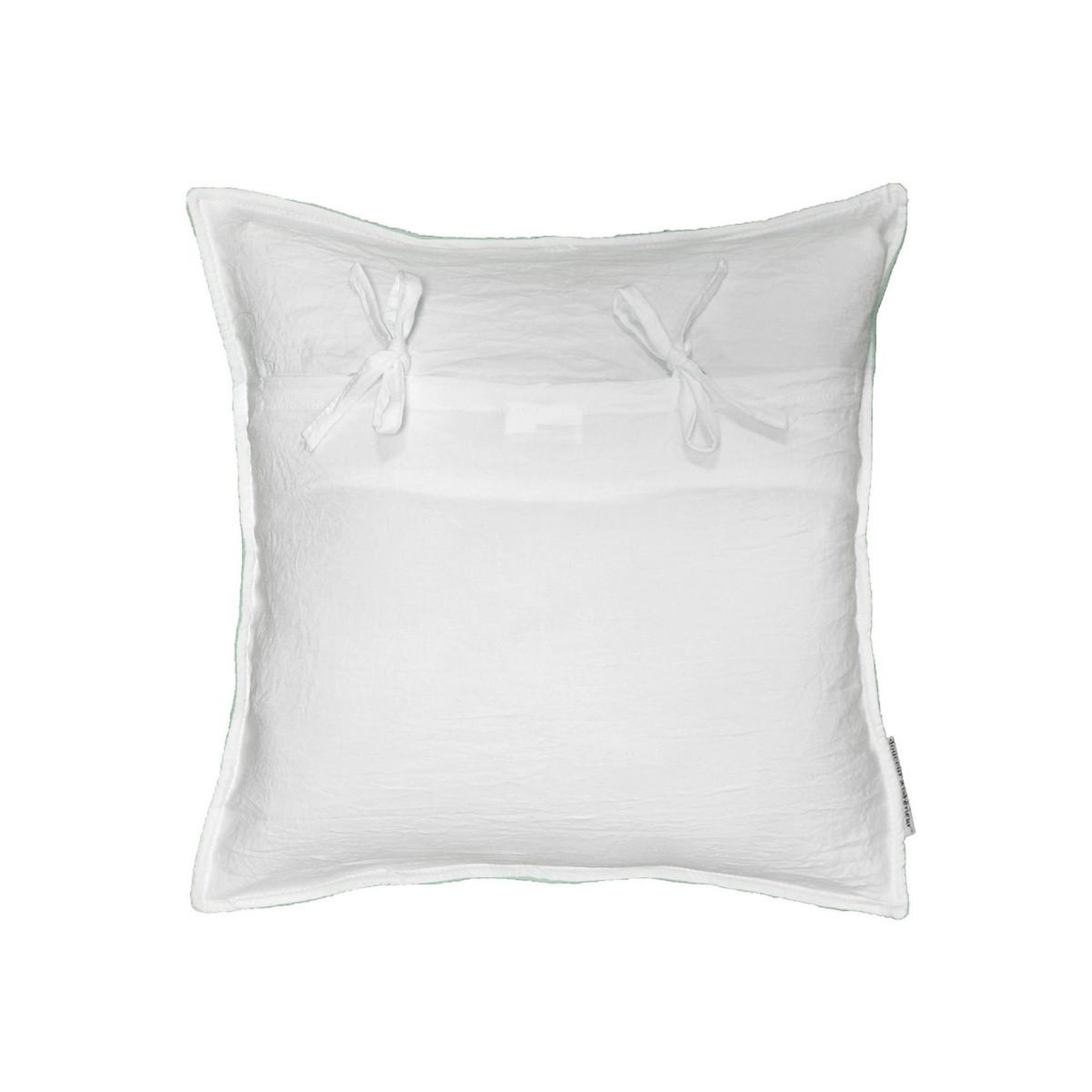 Voir la diapositive 2 : Douceur d'Intérieur Housse de coussin  mellow  40x40cm menthe & blanc