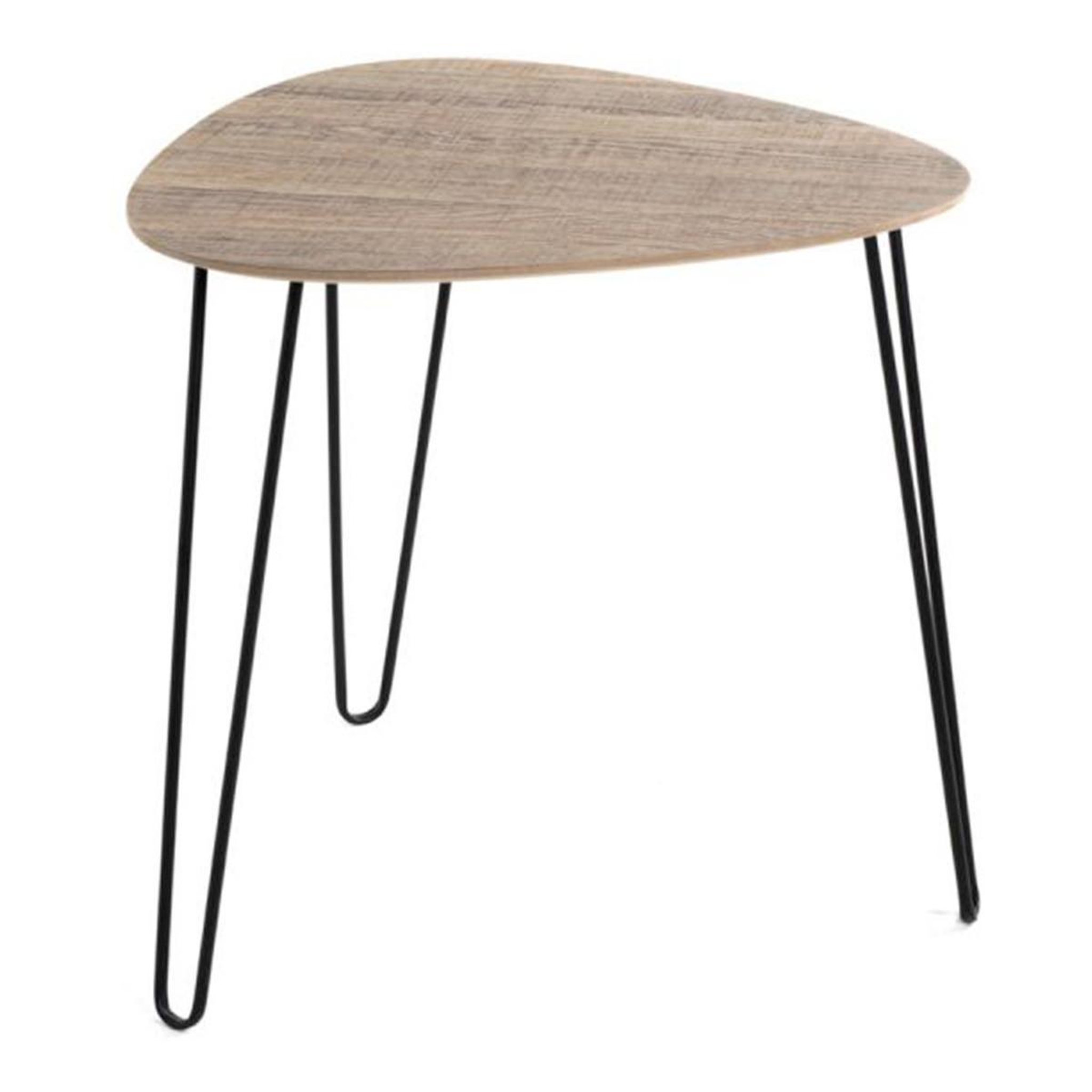 Paris Prix Table d'appoint design  rodry  48cm chêne & noir