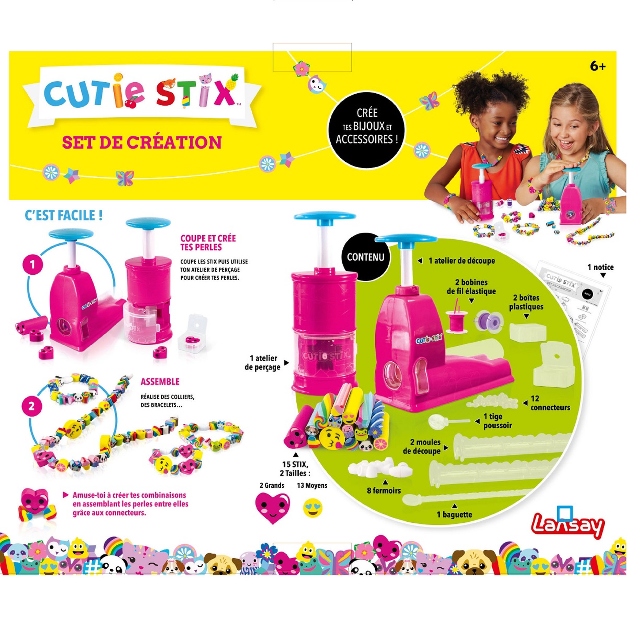 Voir la diapositive 6 : LANSAY Set de création cutie stix