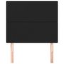 Voir la diapositive 3 : VIDAXL Tetes de lit 2 pcs Noir 100x5x78/88 cm Similicuir