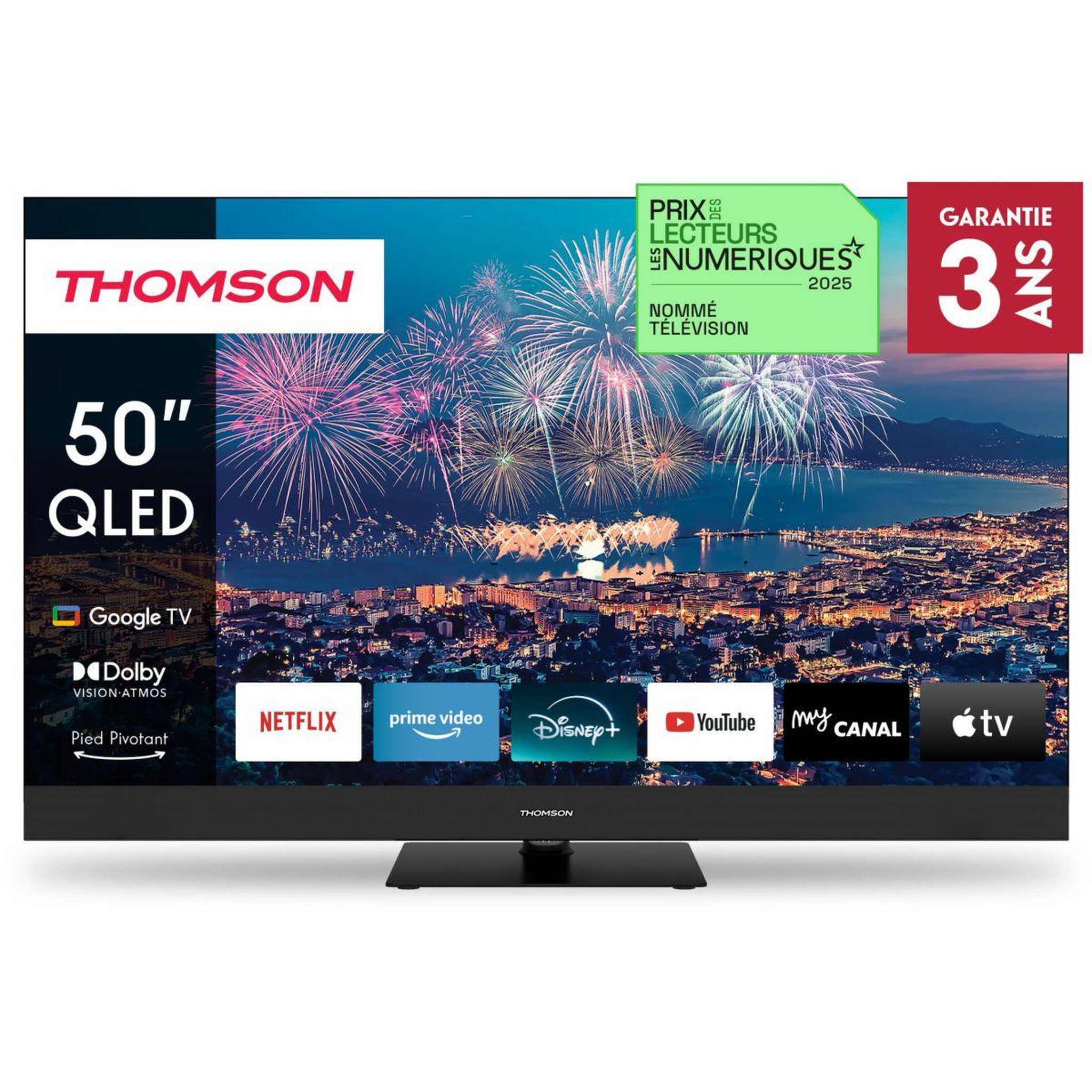 Voir la diapositive 2 : THOMSON TV QLED 50QG6C14 2024