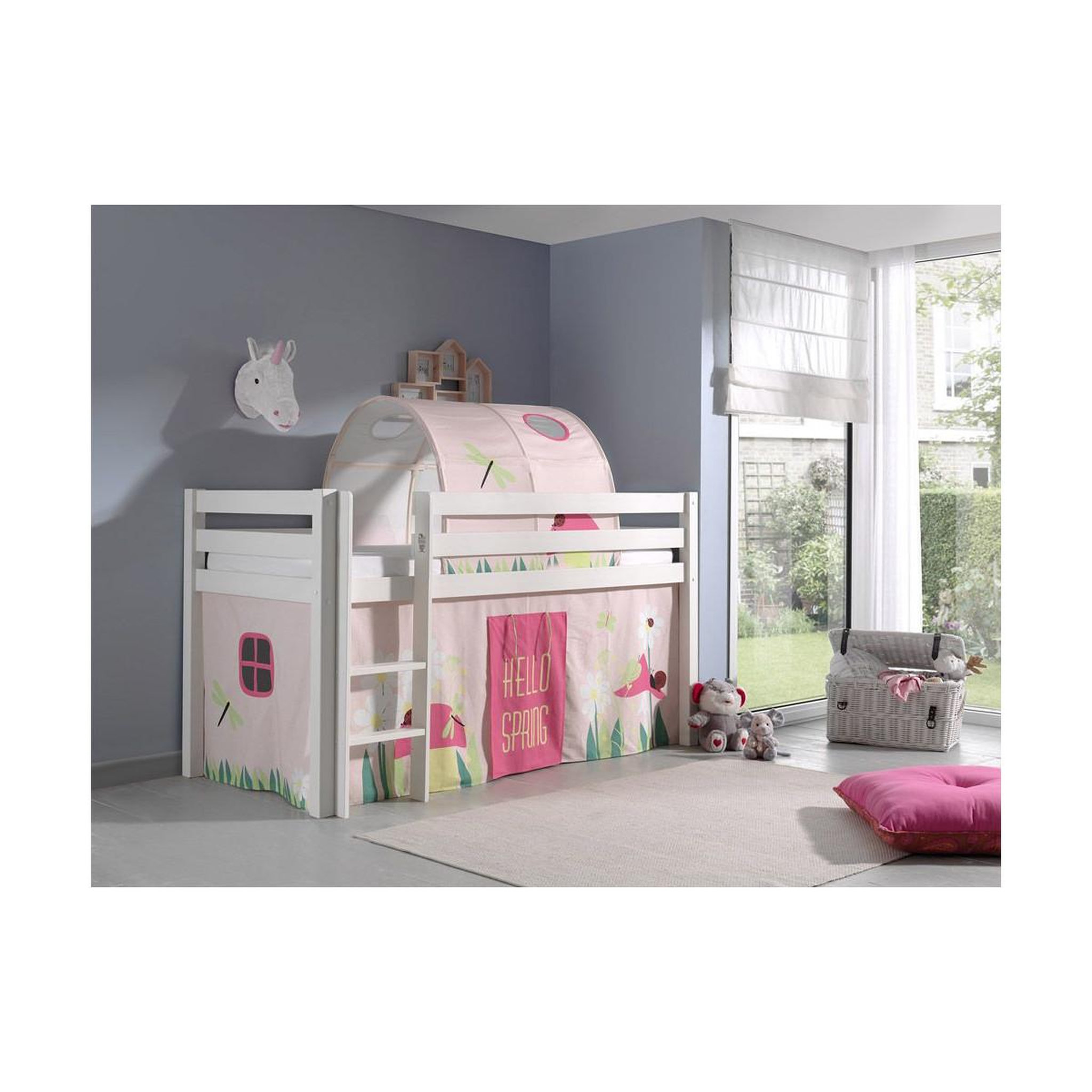 Voir la diapositive 2 : Paris Prix Pack - lit enfant, tente & tunnel  pino spring  blanc