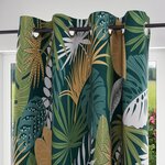 SOLEIL D'OCRE Rideau à oeillets pur coton 135x250 TANZANIE, par Soleil d'Ocre