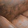 Voir la diapositive 5 : Paris Prix Canapé Club Vintage  Confortable  139cm Marron