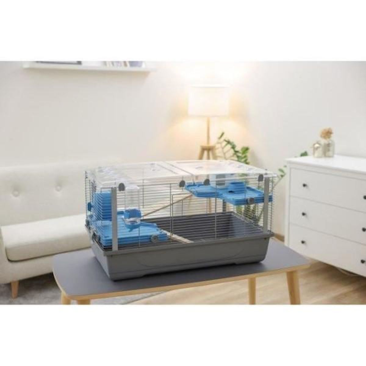 KERBL KERBL -Cage pour petit rongeur - souris, gerbille, rat - 22 - 79 x 45 x 44 cm