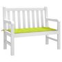 Voir la diapositive 3 : VIDAXL Coussin de banc de jardin vert brillant 100x50x3cm tissu oxford
