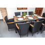 Voir la diapositive 8 : Salon de jardin 8 personnes bois acacia BELIZE