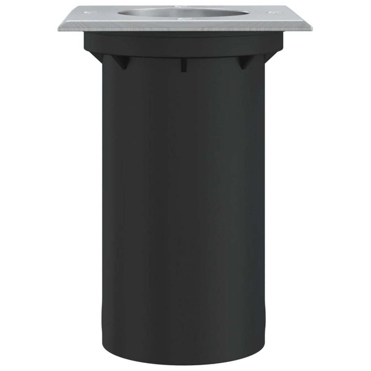 VIDAXL Lampes au sol d'exterieur carree aluminium moule sous pression