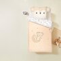 Voir la diapositive 5 : Petit Béguin Housse de couette enfant + taie d'oreiller Salsa
