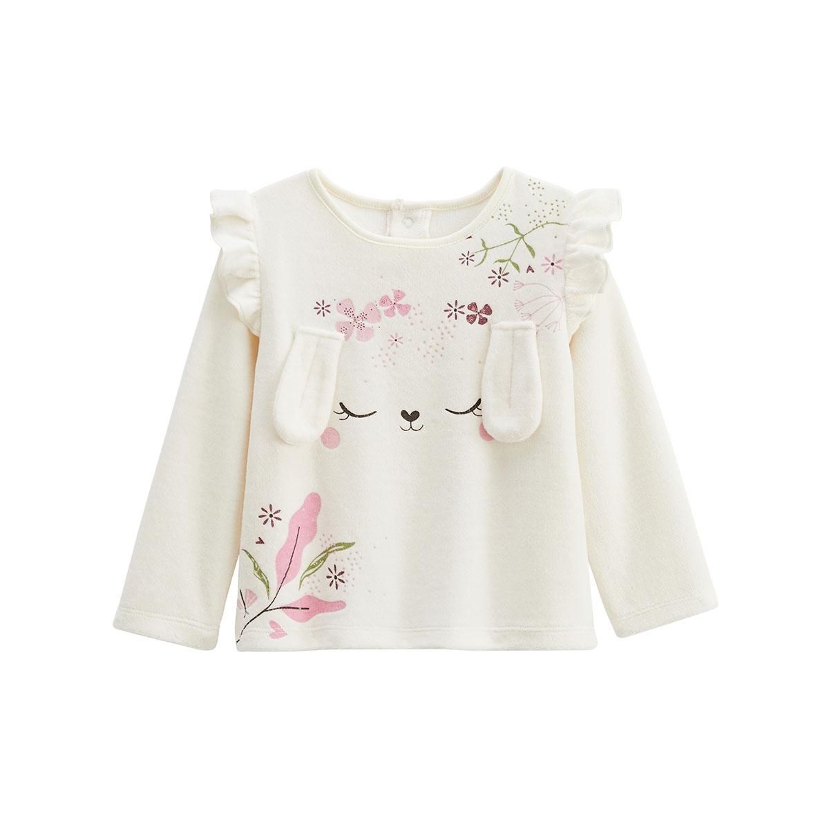 Petit Béguin Pyjama enfant 2 pièces en velours Mila