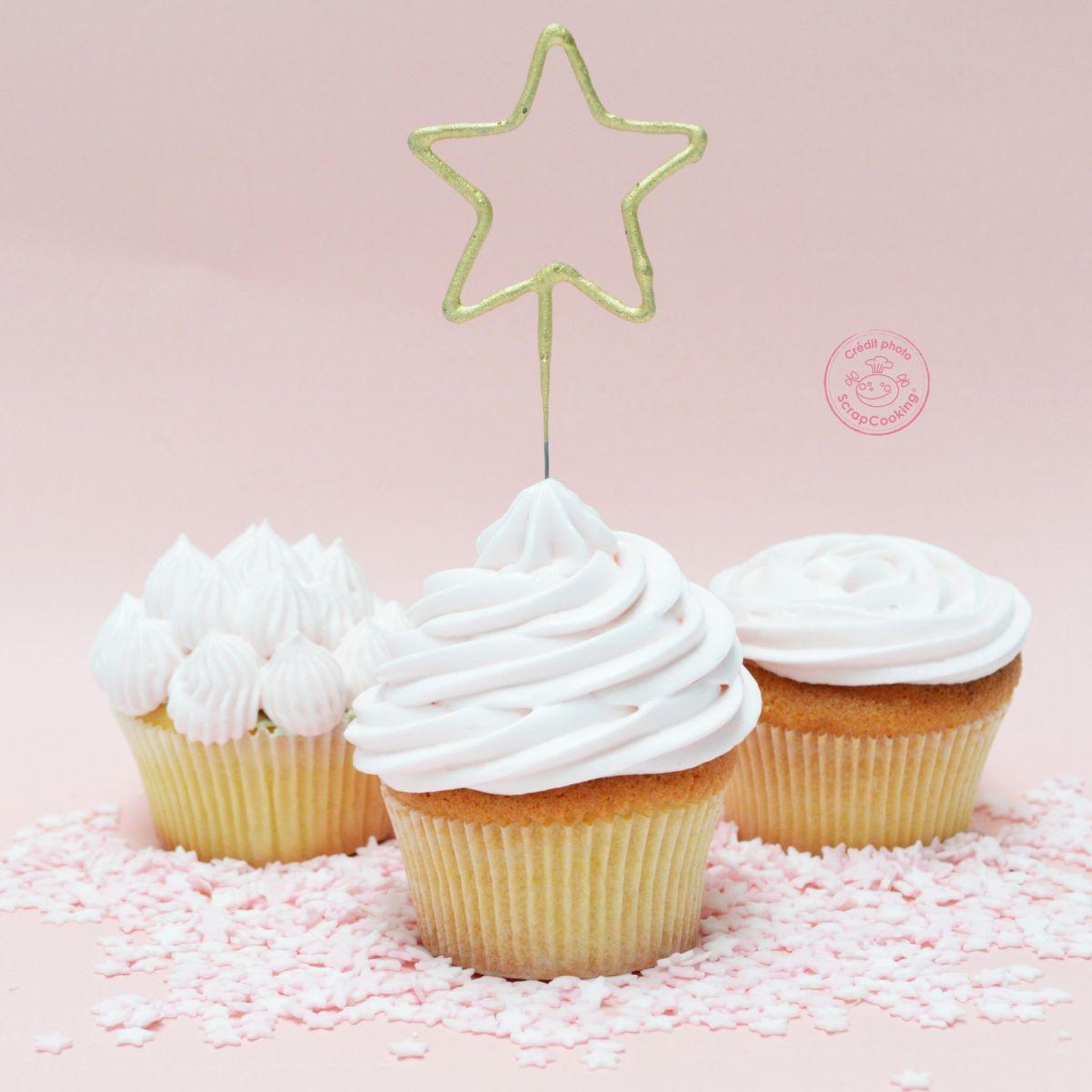Voir la diapositive 3 : SCRAPCOOKING Douille à pâtisserie lot de 3 à cupcakes
