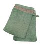 Voir la diapositive 2 : ACTUEL Lot 2 Gants de toilette fantaisies en coton 450gr/m²