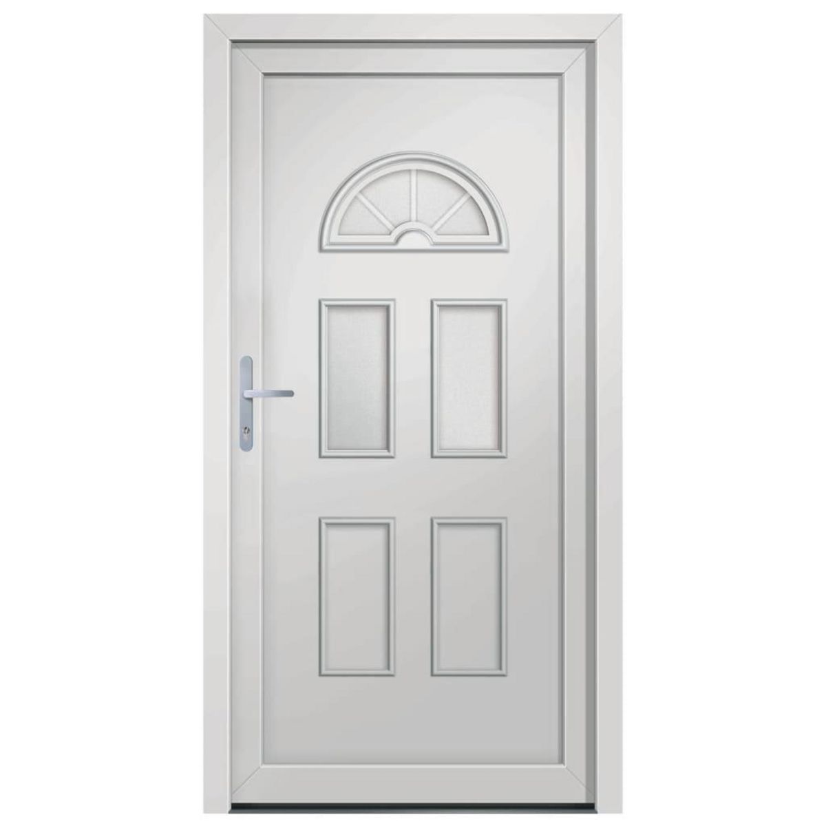 VIDAXL Porte d'entree blanc 88x190 cm PVC