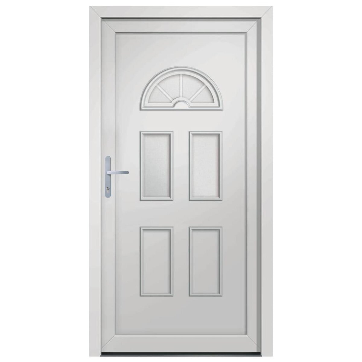 VIDAXL Porte d'entree blanc 88x190 cm PVC