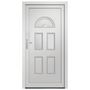 Voir la diapositive 3 : VIDAXL Porte d'entree blanc 88x190 cm PVC