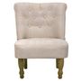Voir la diapositive 4 : VIDAXL Chaises en style français lot de 2 creme tissu