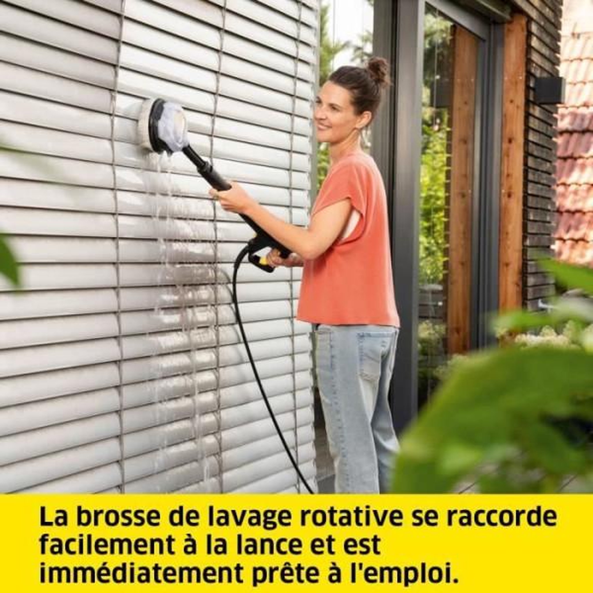 Voir la diapositive 5 : KARCHER Brosse rotative - karcher - wb 130 - coque transparente - noir - allemagne