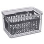 Voir la diapositive 1 : FIVE Boîte de Conservation Frigo  Tidy  24cm Gris