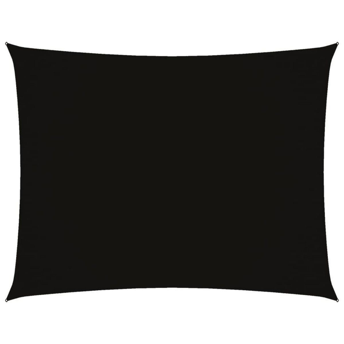 VIDAXL Voile de parasol tissu oxford rectangulaire 2,5x4 m noir
