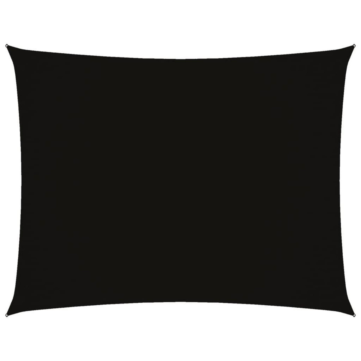 VIDAXL Voile de parasol tissu oxford rectangulaire 2,5x4 m noir