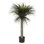 ATMOSPHERA Plante Artificielle en Pot  Yucca  150cm Vert & Noir