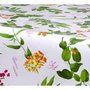Voir la diapositive 3 : HABITABLE Nappe en toile cirée rectangulaire Botanique - 140 x 250 cm - Fuchsia