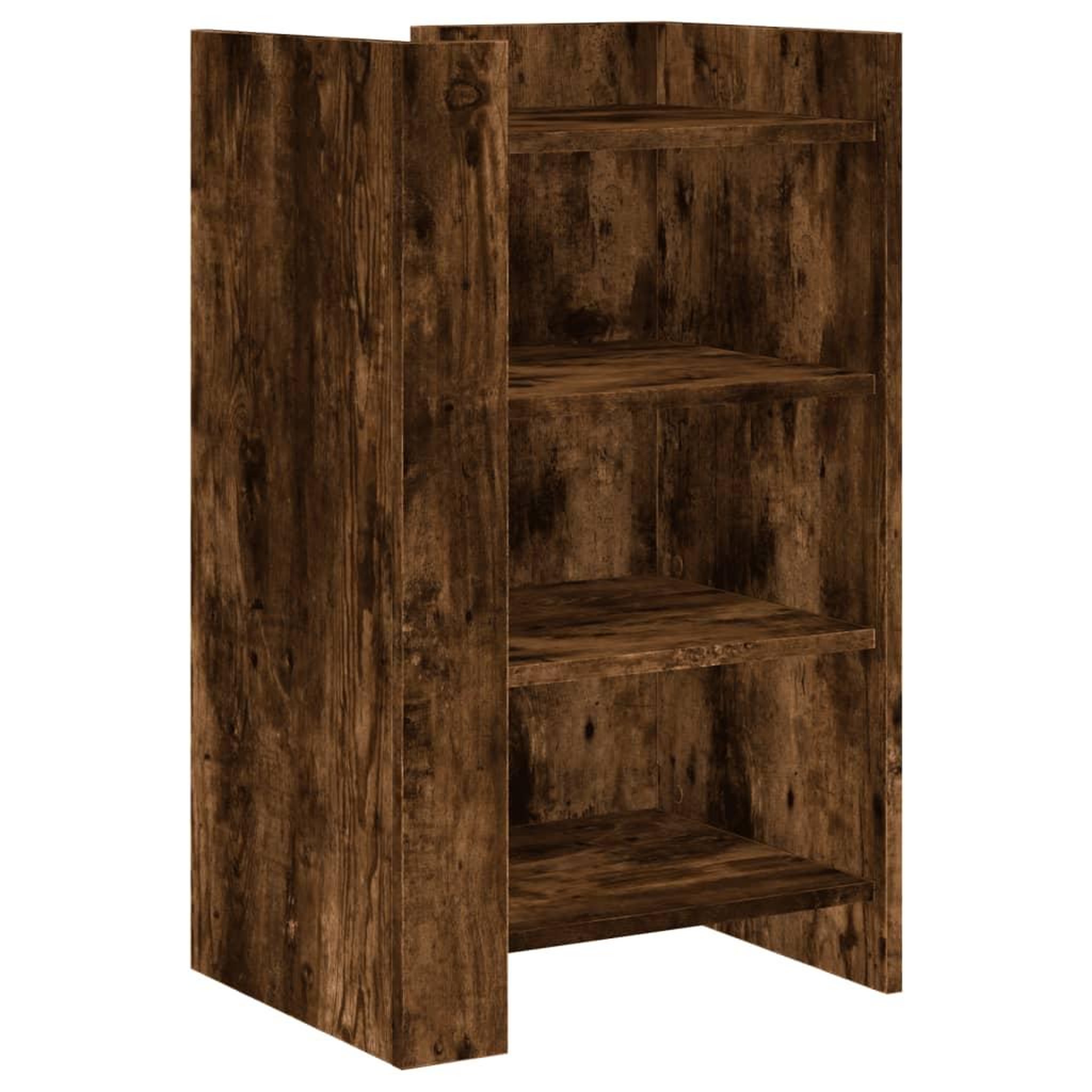 Voir la diapositive 2 : VIDAXL Buffet chene fume 45x35x75 cm bois d'ingenierie