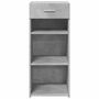 Voir la diapositive 4 : VIDAXL Buffet gris beton 40x42,5x93 cm bois d'ingenierie