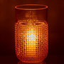 Voir la diapositive 3 : Paris Prix Vase Design en Verre  Motifa  22cm Orange