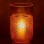 Voir la diapositive 3 : Paris Prix Vase Design en Verre  Motifa  22cm Orange