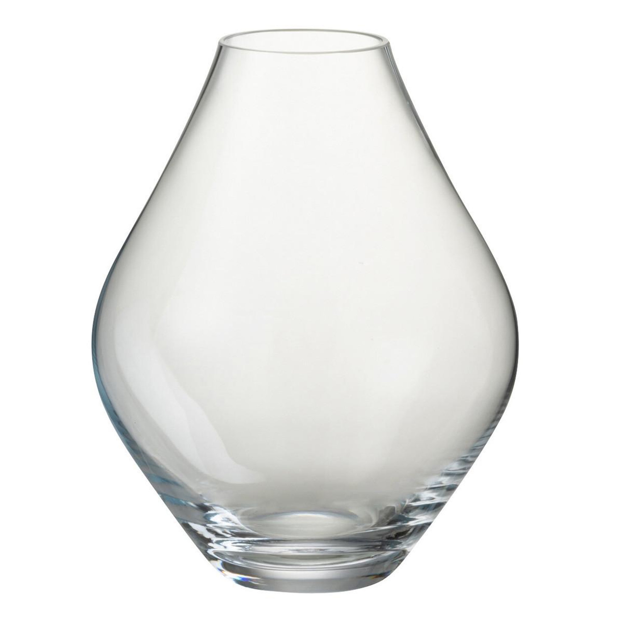 J-LINE Vase design en verre  abby  24cm transparent
