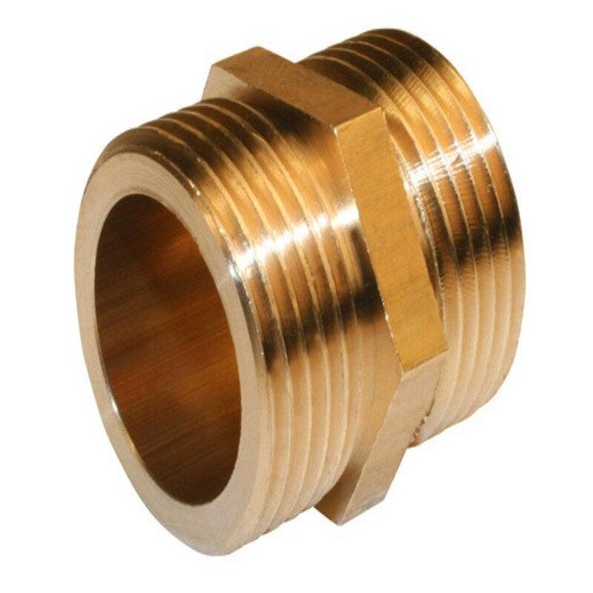 CENTRALE BRICO Mamelon à visser laiton M 40 x 49 pour cuivre