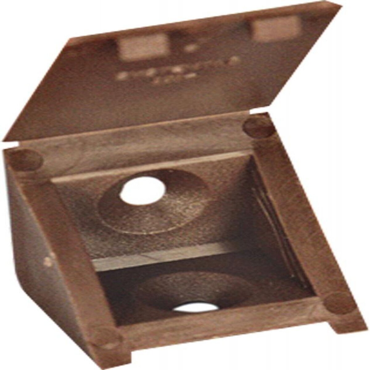 CIME Lot De 4 Taquets À Visser, Plastique Brun