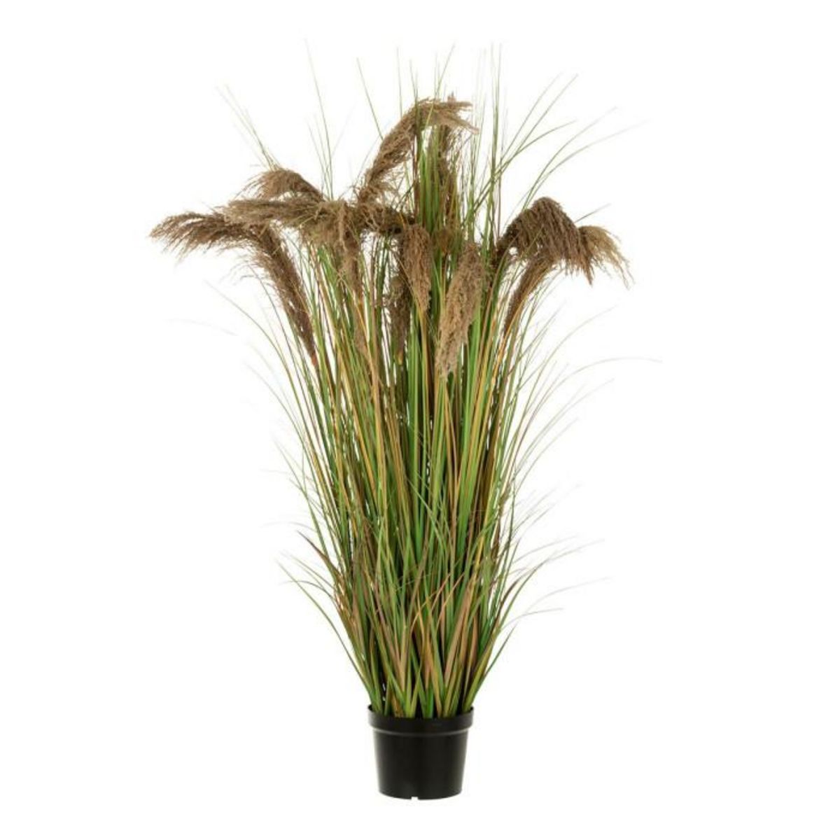 Paris Prix Herbe de Pampas Artificielle en Pot  13 Têtes  180cm Vert & Beige