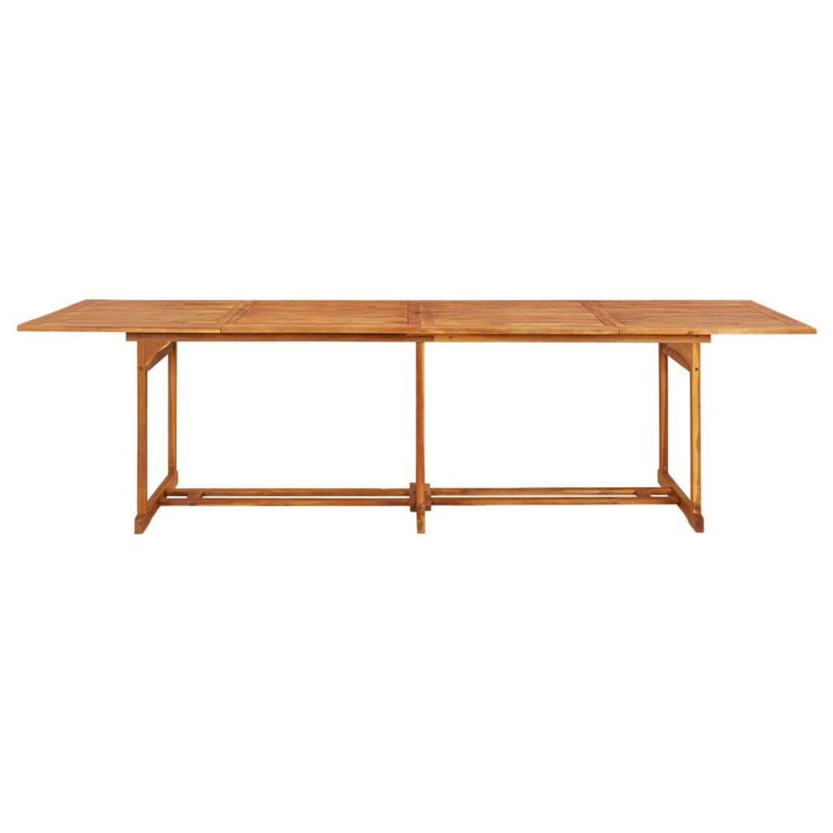 VIDAXL Table a dîner de jardin 280x90x75 cm Bois d'acacia massif