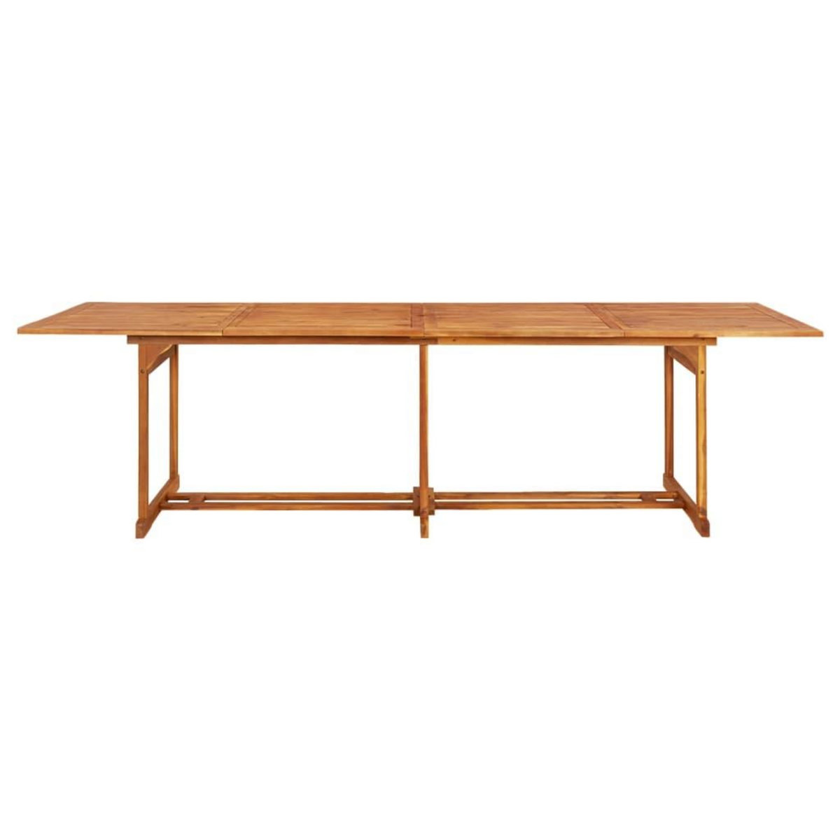 VIDAXL Table a dîner de jardin 280x90x75 cm Bois d'acacia massif