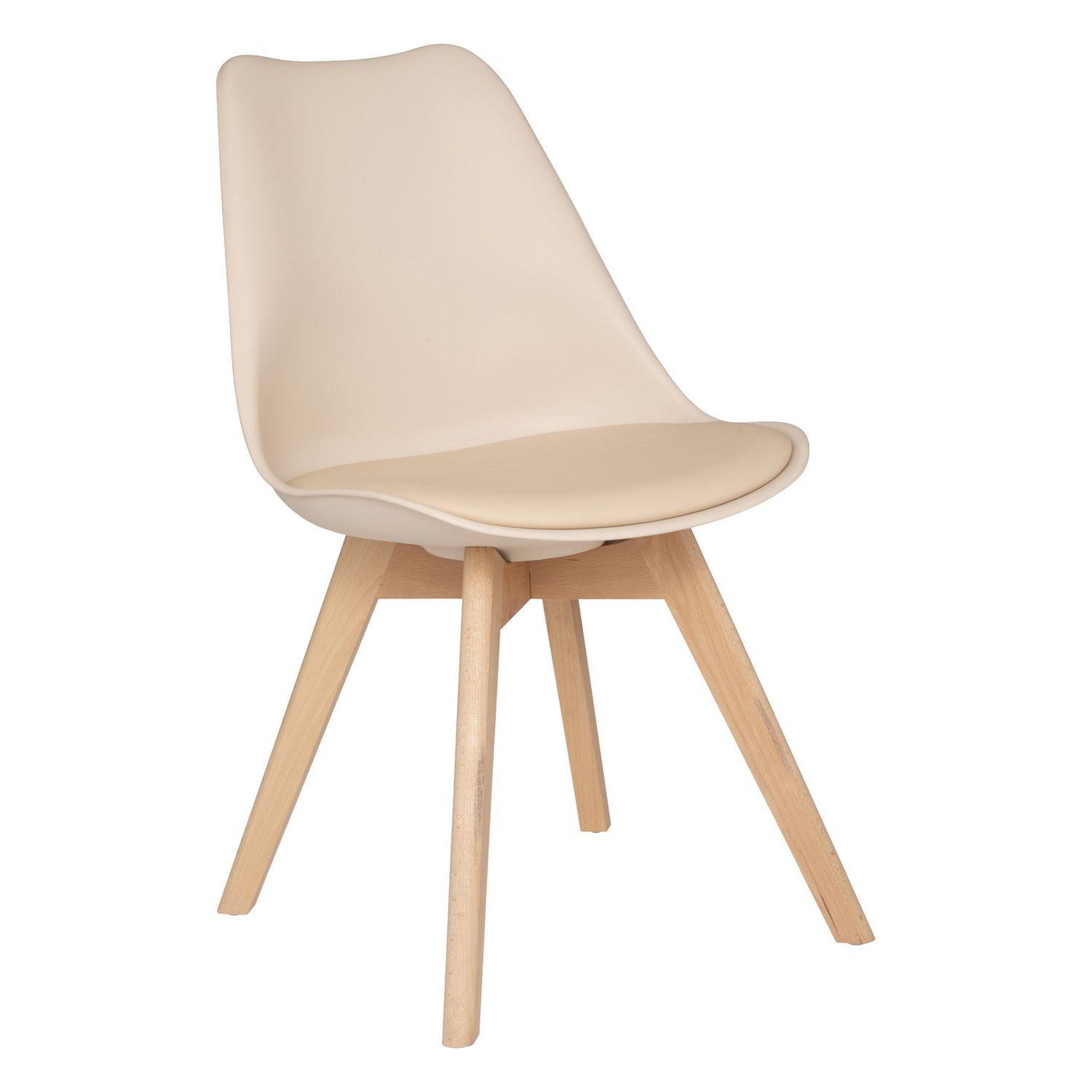 Voir la diapositive 2 : TOILINUX Lot de 4 chaises design scandinave baya