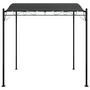 Voir la diapositive 3 : VIDAXL Auvent anthracite 2x2,3 m 180 g/m^2 tissu et acier