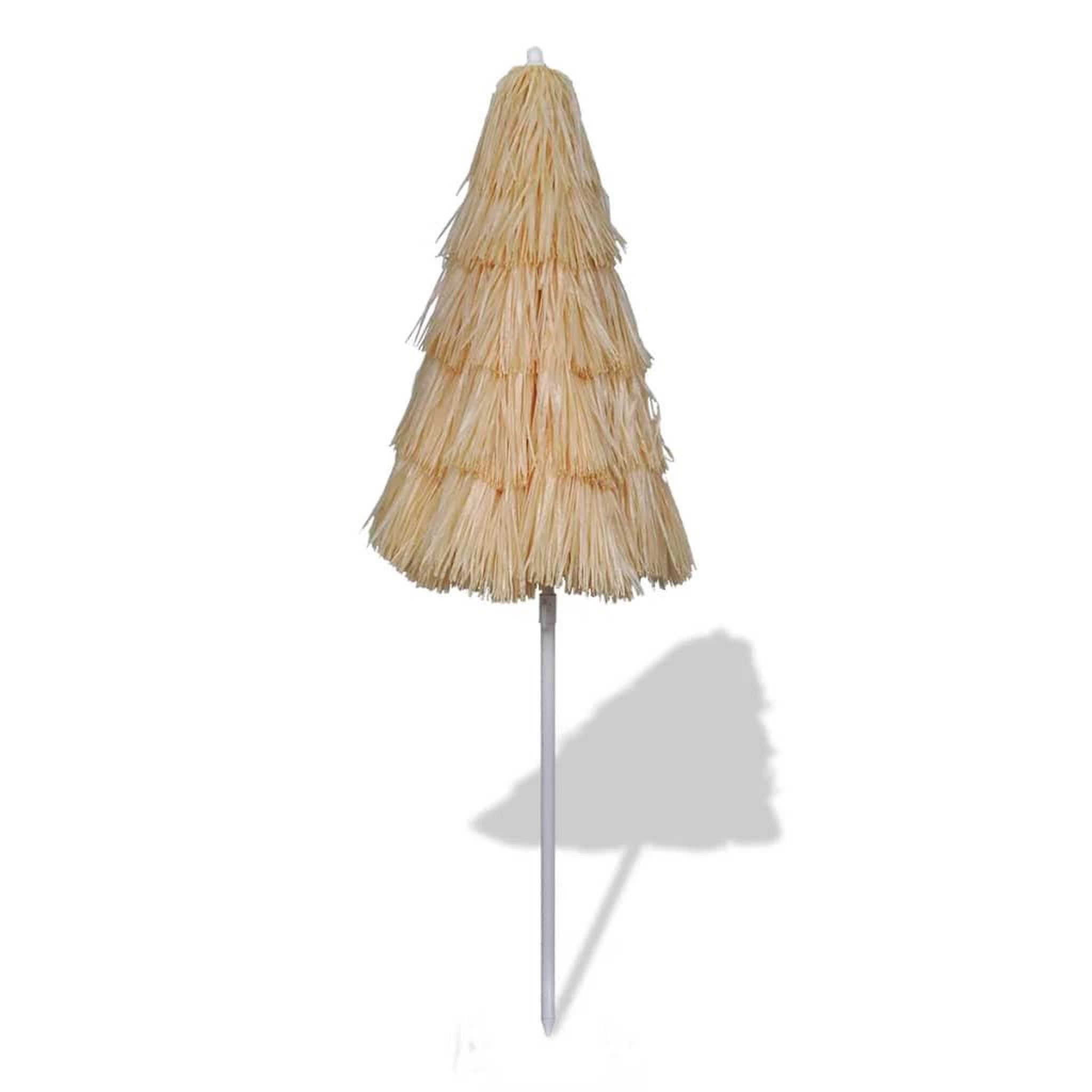 Voir la diapositive 2 : VIDAXL Parasol de plage inclinable style hawaii