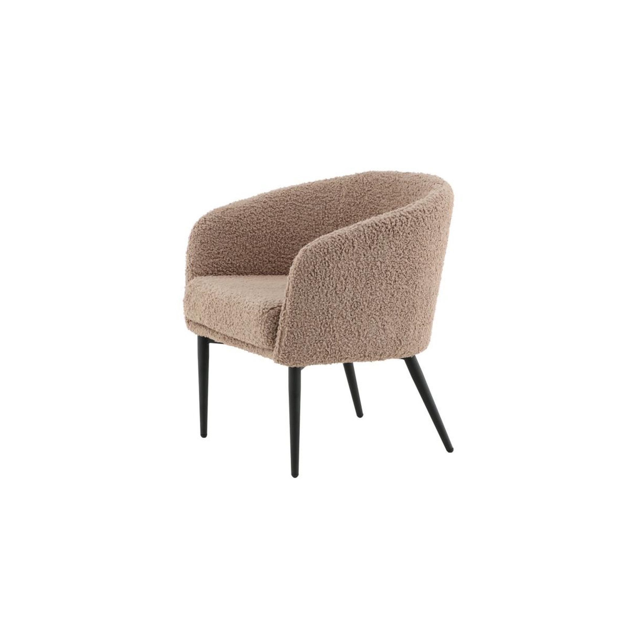 Voir la diapositive 6 : Paris Prix Fauteuil bouclette  fluffy  70cm marron