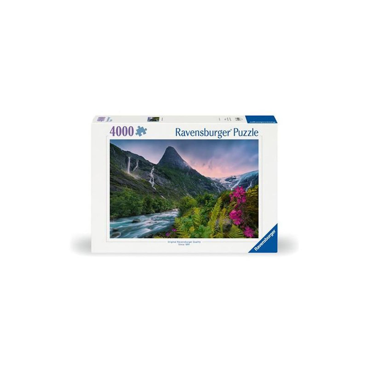 RAVENSBURGER Puzzle 4000 pièces Au cœur des montagnes – Paysage nature – Adultes –  Ravensburger