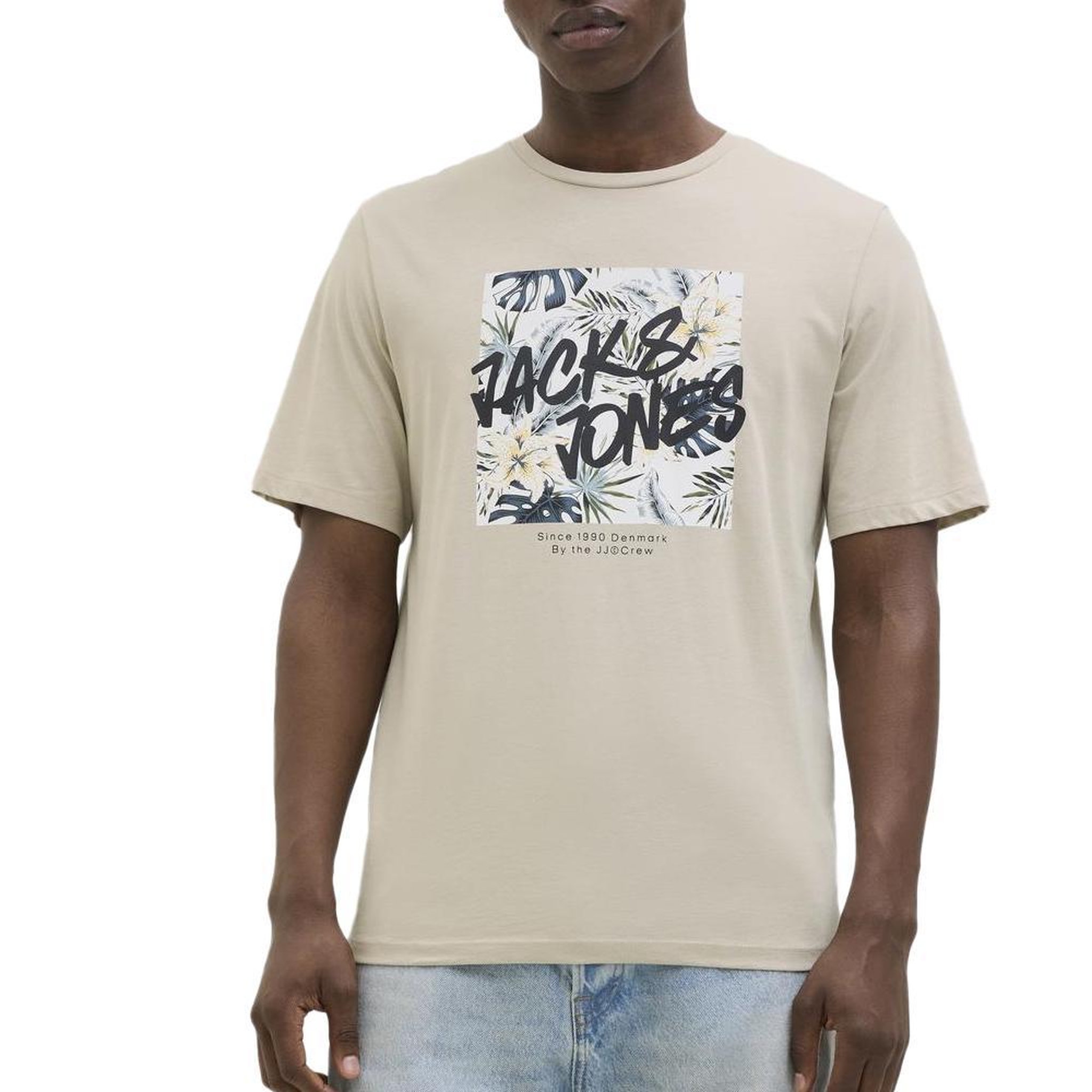 Voir la diapositive 2 : Jack & Jones T-shirt Beige Homme Jack & Jones Hawaiitee