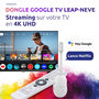 Voir la diapositive 2 : Strong Passerelle multimédia LEAP-NEVE Stick Google TV 4K Chromecast