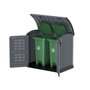 Voir la diapositive 1 : DURAMAX Armoire de rangement jardin Résine  - 1200L - Gris - STOREAWAY ARC LID