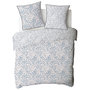 Voir la diapositive 2 : ACTUEL Housse de couette en coton 57 fils motif floral VALENTINE 