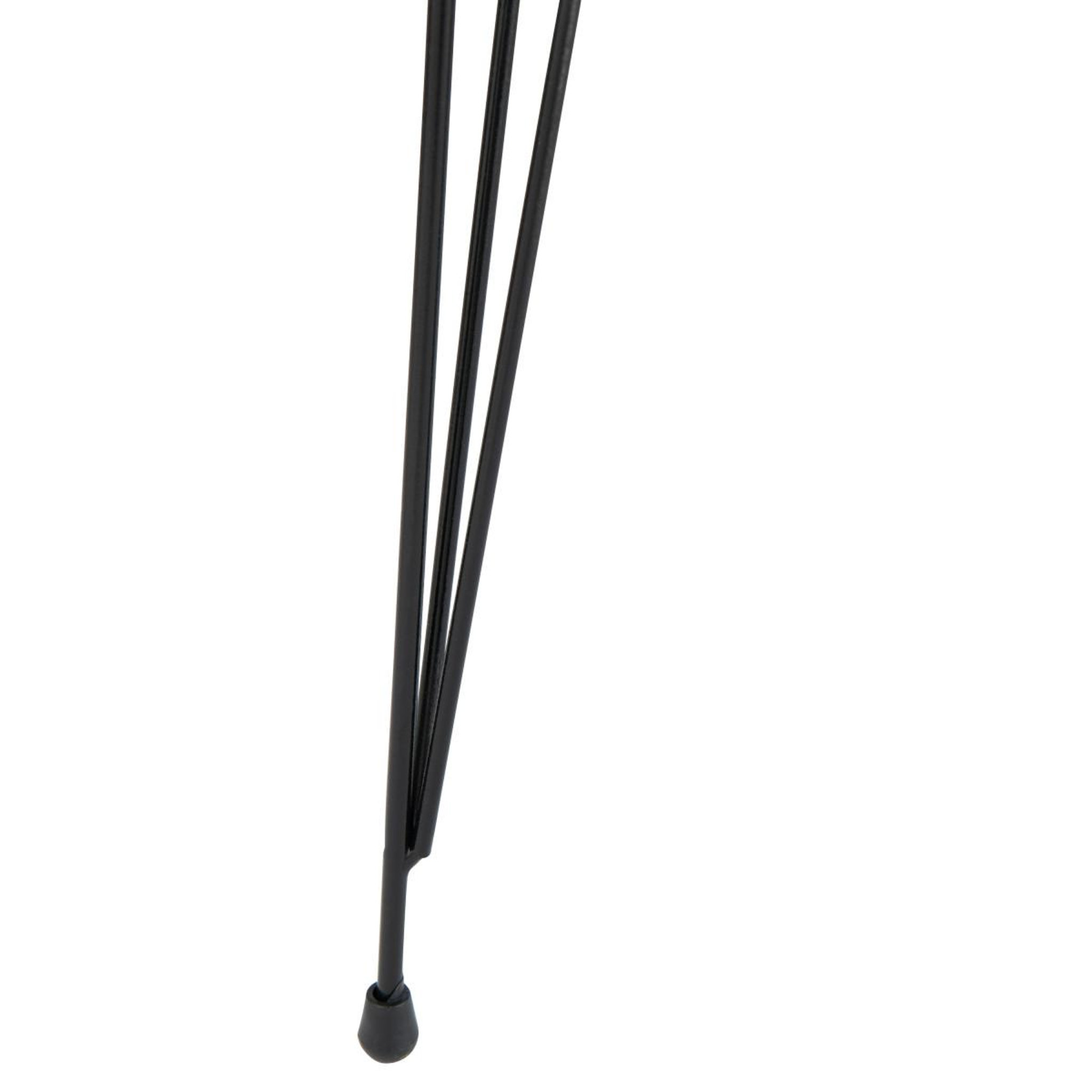 Voir la diapositive 4 : J-LINE Lot de 3 tables d'appoint  célia  56cm noir