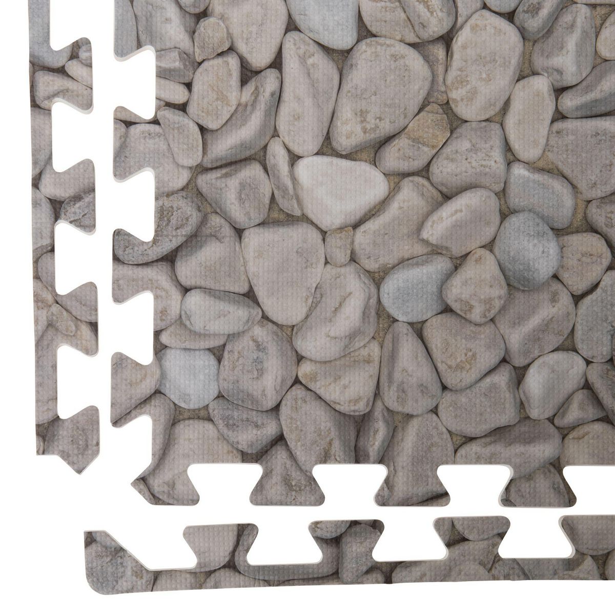 WERKAPRO Dalle pour piscine imprimé galet  50x50cm  1cm épaisseur 8 pièces WERKA PRO