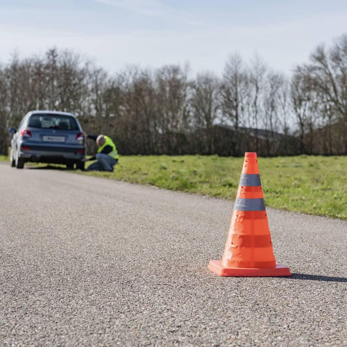 PROPLUS ProPlus Cone de signalisation pliable avec LEDs 540319