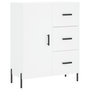 Voir la diapositive 2 : VIDAXL Buffet blanc 69,5x34x90 cm bois d'ingenierie