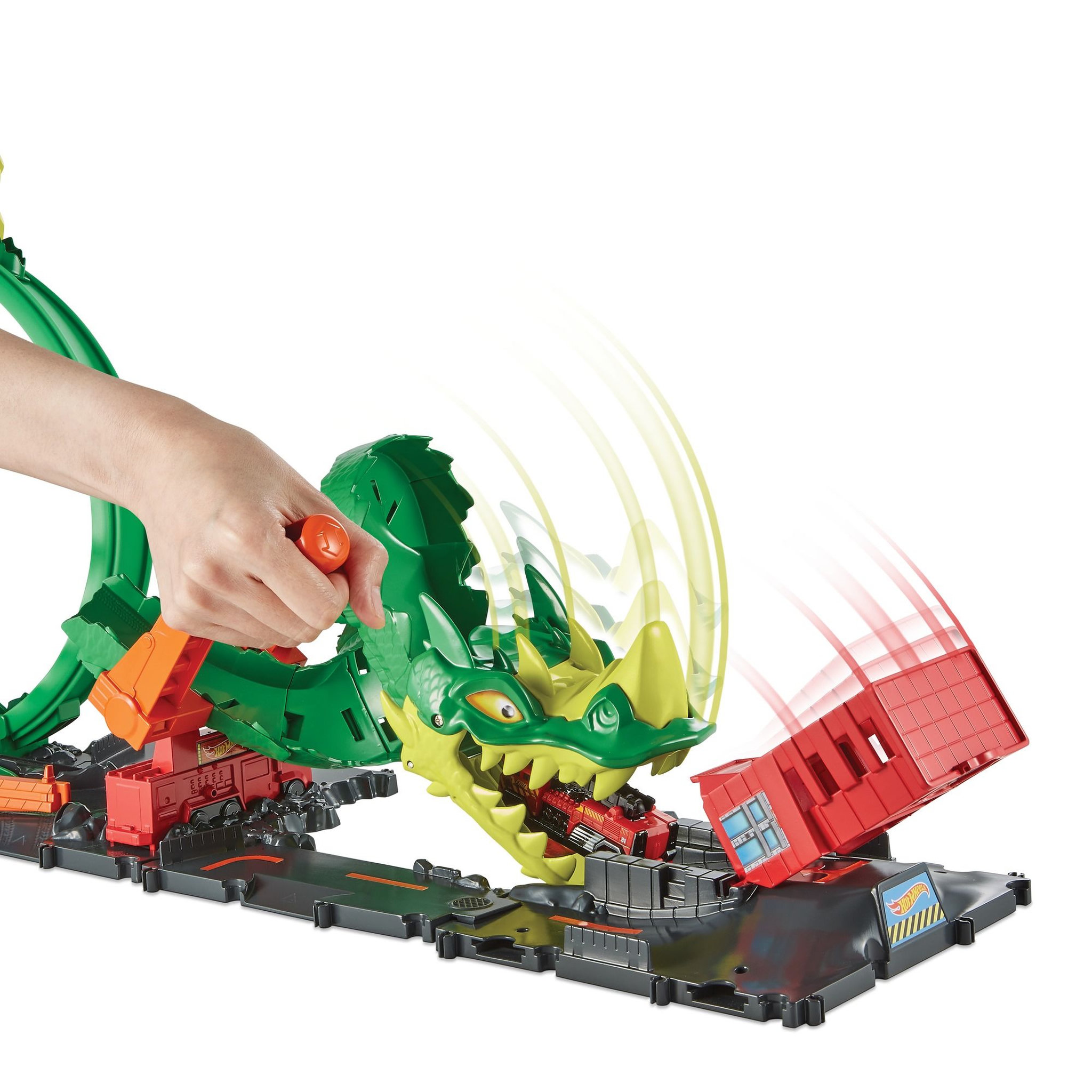 Voir la diapositive 5 : HOT WHEELS Coffret attaque du dragon Hot Wheels